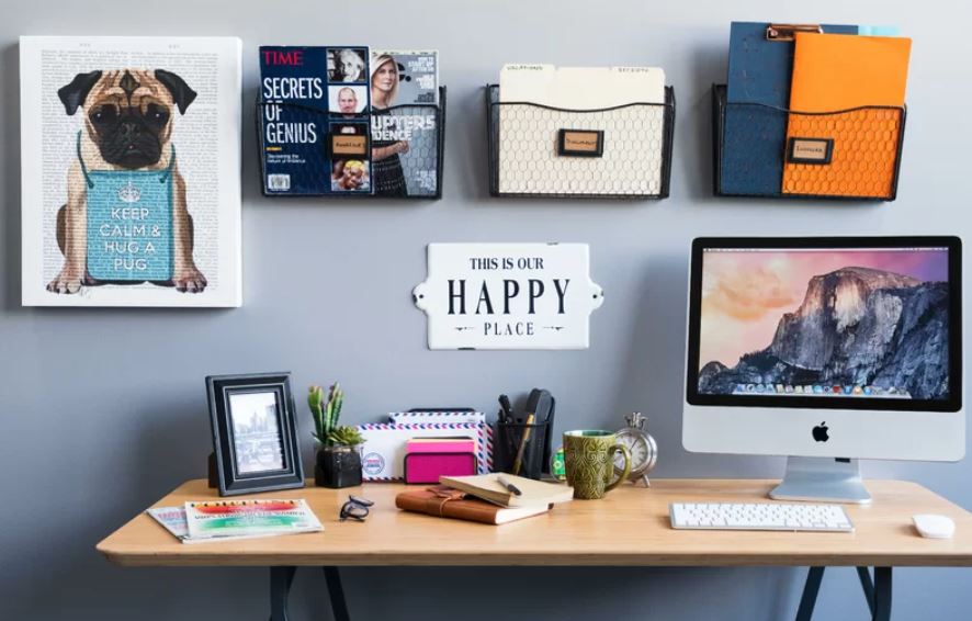 Borchers Wall Mail Organizer with Wall Baskets