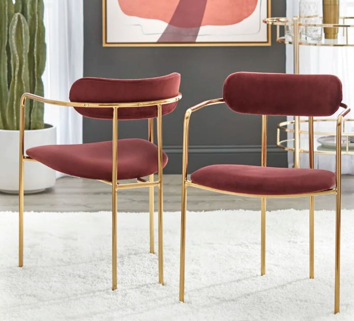 Carrigan Velvet Upholstered Side Chair