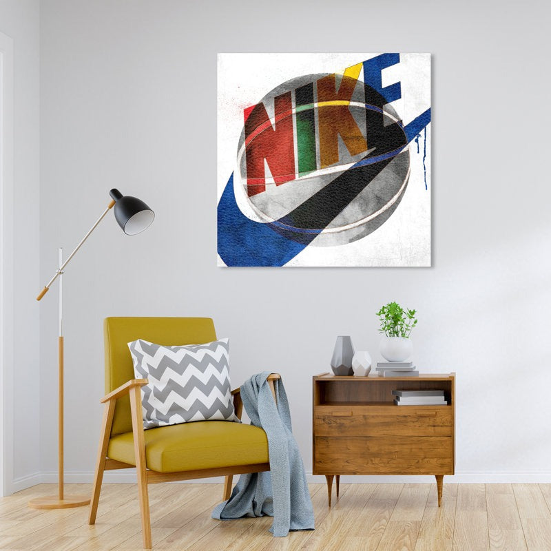 Basketball Design Bold Framed On Canvas Print