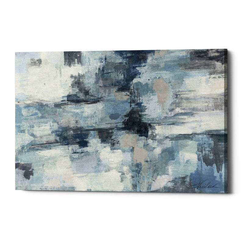 In The Clouds Wrapped Canvas Print