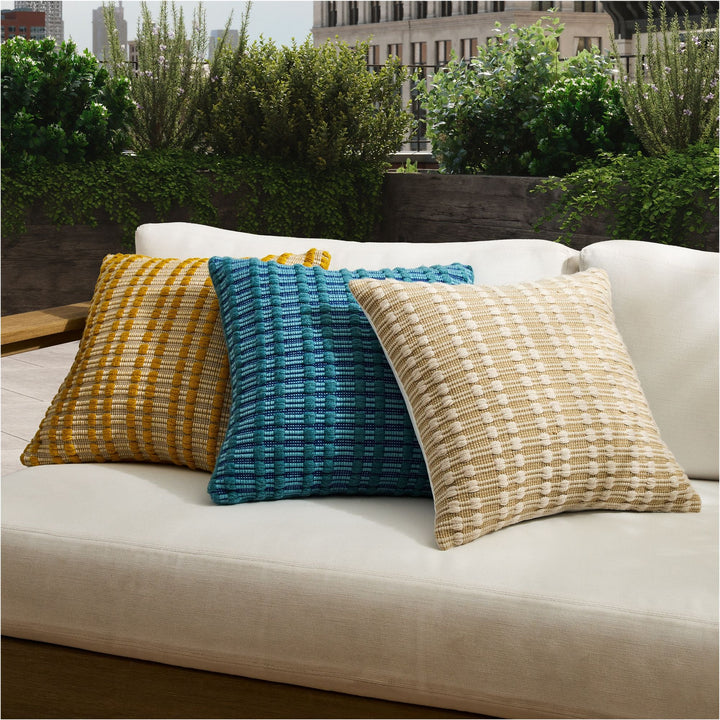 Outdoor Chunky Linear Pillow 20x20