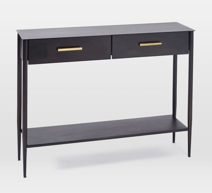 Metalwork Console - Hot-Rolled Steel Finish