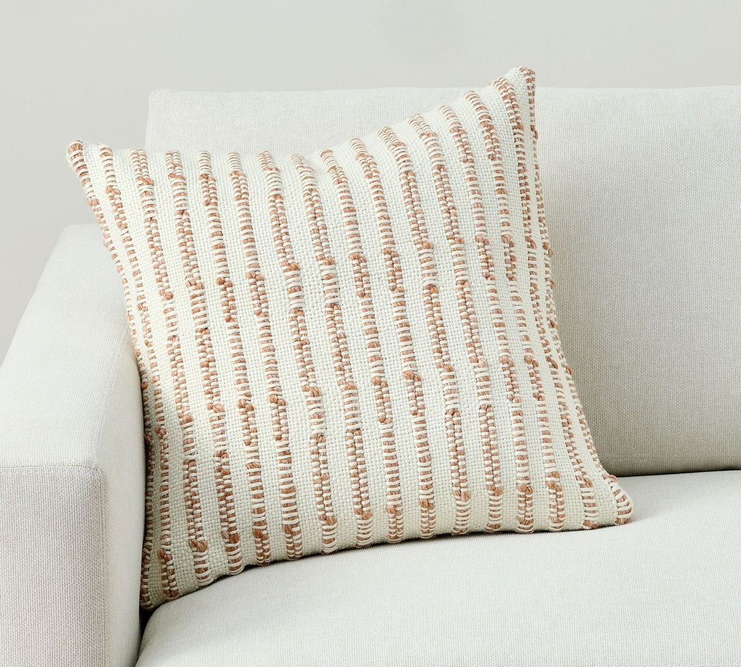 Reed All Over Striped Pillow 20x20