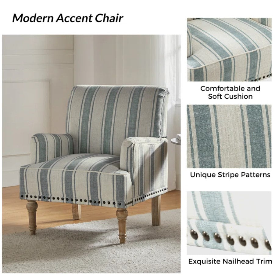 Arching Upholstered Armchair 1