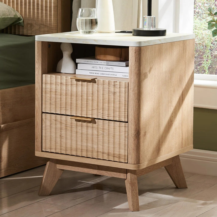 Hardester Vintage 2 Drawer Nightstand