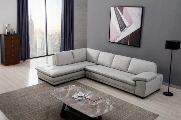 2 Piece Upholstered Sectional_Smoke Gray