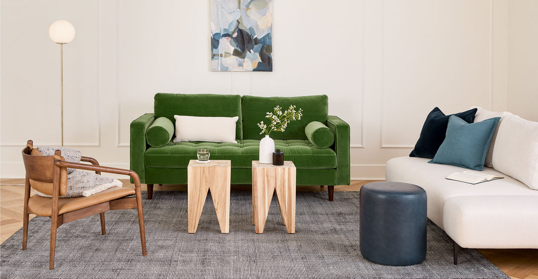 Sven Grass Green Sofa