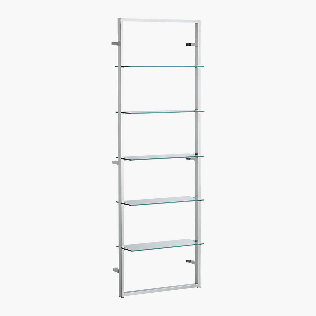 TESSO CHROME 84 BOOKCASE