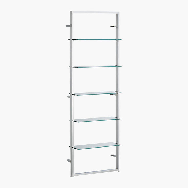 TESSO CHROME 84 BOOKCASE