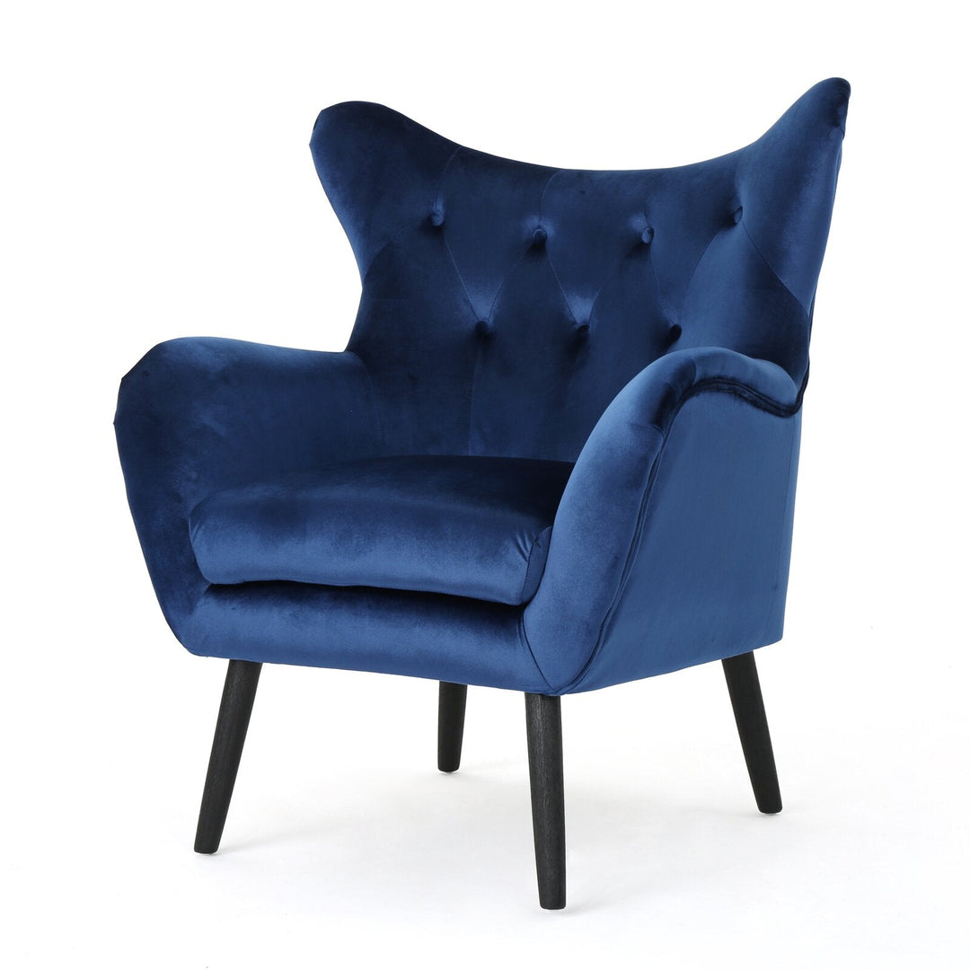 Bouck Tufted Velvet Wingback Chair