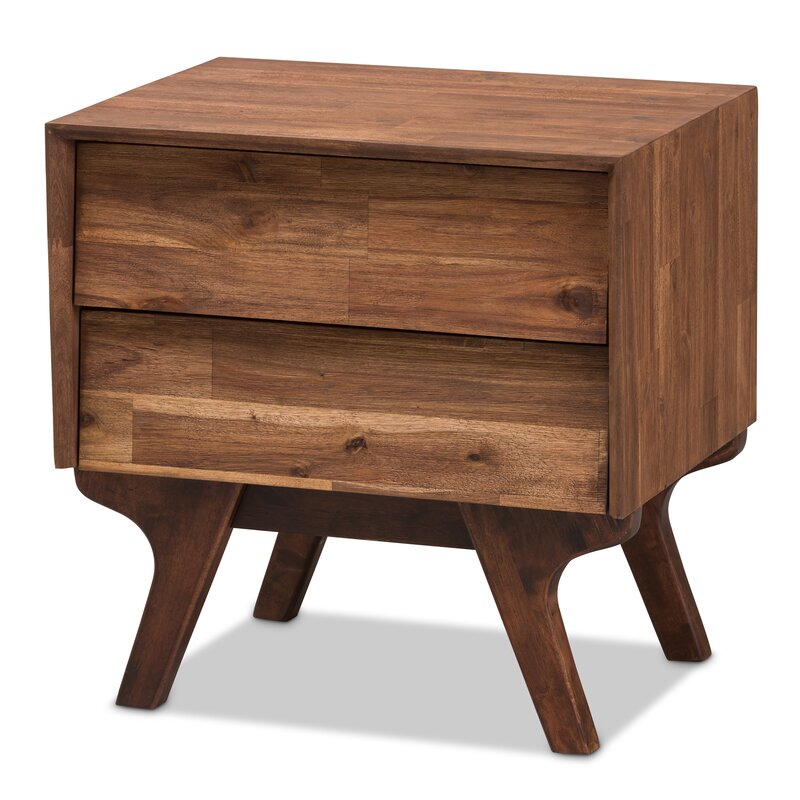 Elkin 2 Drawer Nightstand