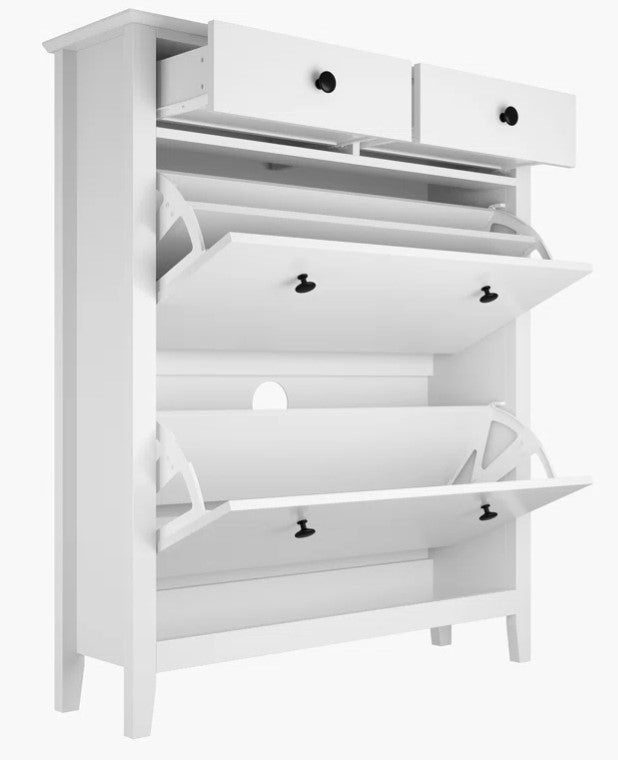16 Pair Shoe Storage Cabinet