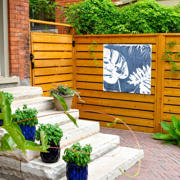 All-Weather Canvas Plants and Flowers Wall Decor-35"x35"