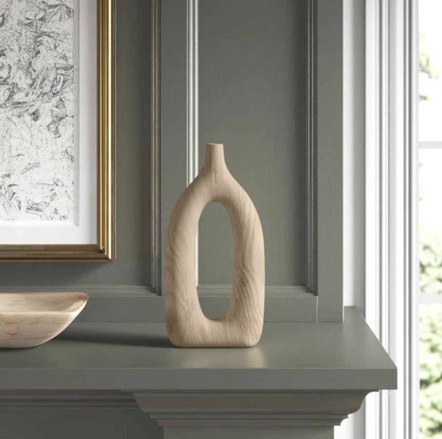 Handmade Wood Table Vase