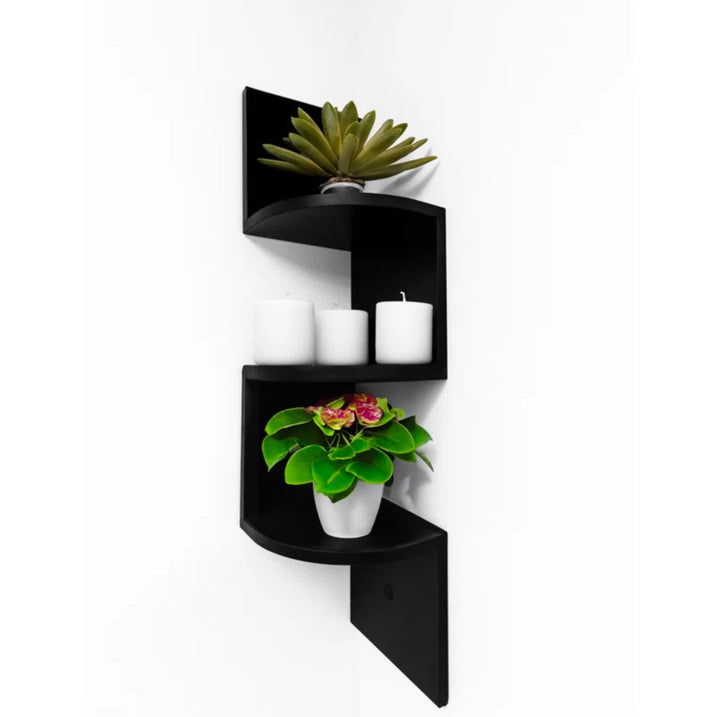 Anestis 3 Piece Square Corner Shelf