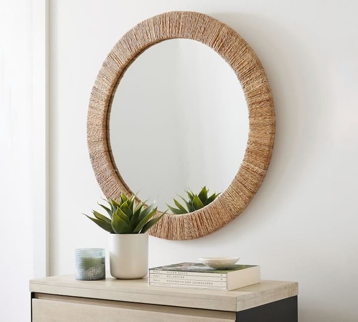 Malibu Round Rope Wall Mirror
