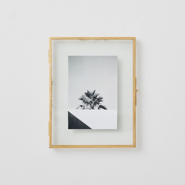 Terrace Floating Frames Antique Brass