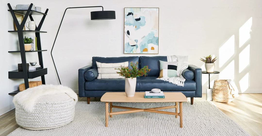 Sven Oxford Blue Sofa