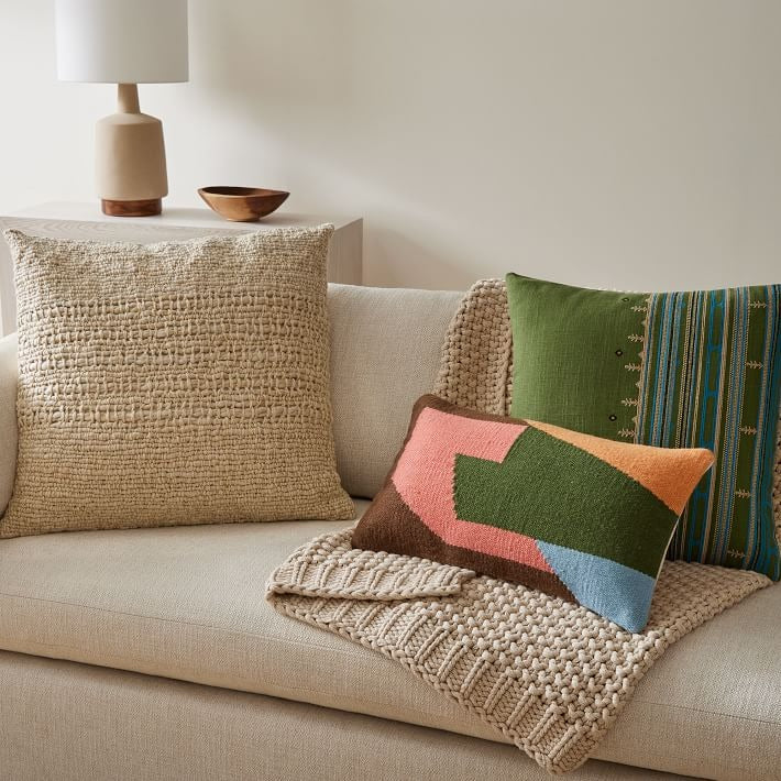 Cozy Weave Pillow Cover No Insert-24"x24"