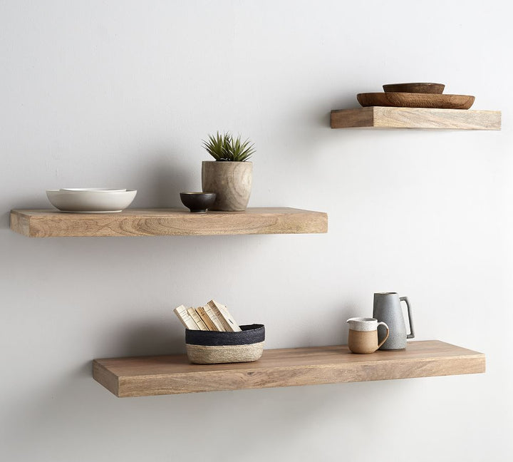 Brighton Floating Shelf-White Oak