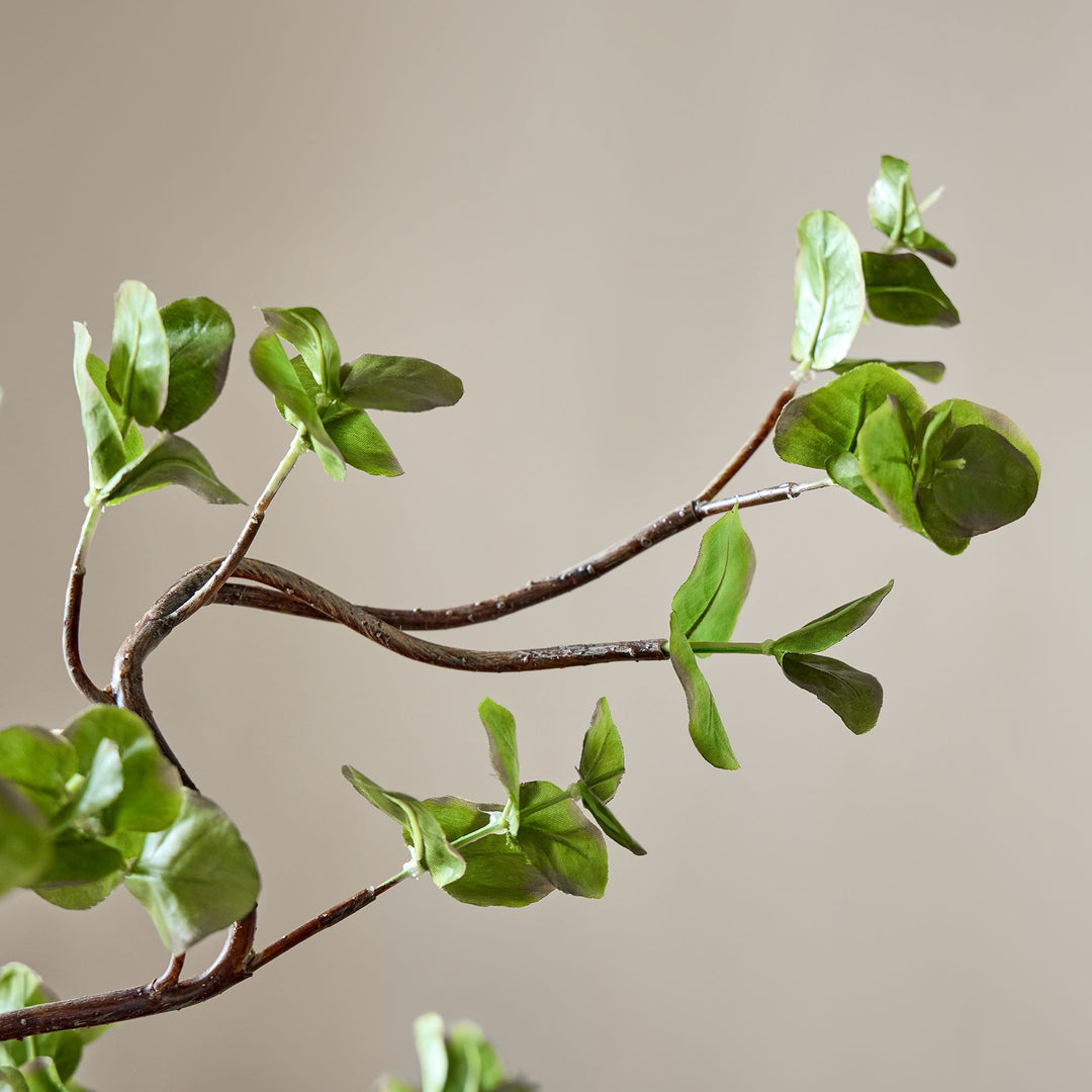 Faux Potted Wire Netting Bush Plant