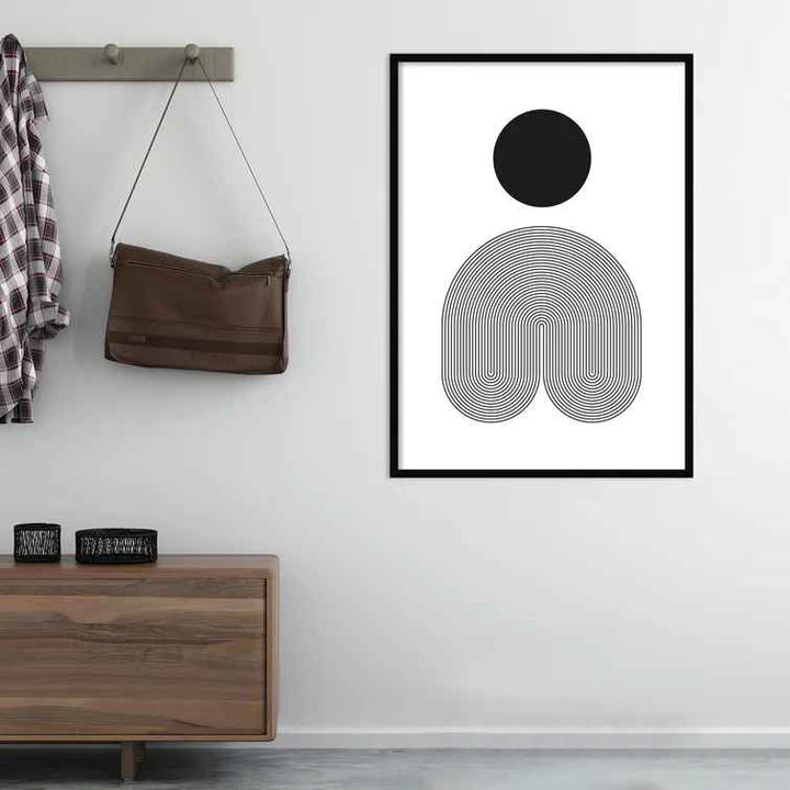 No by Simon West with Frame-42.25"x30.25"