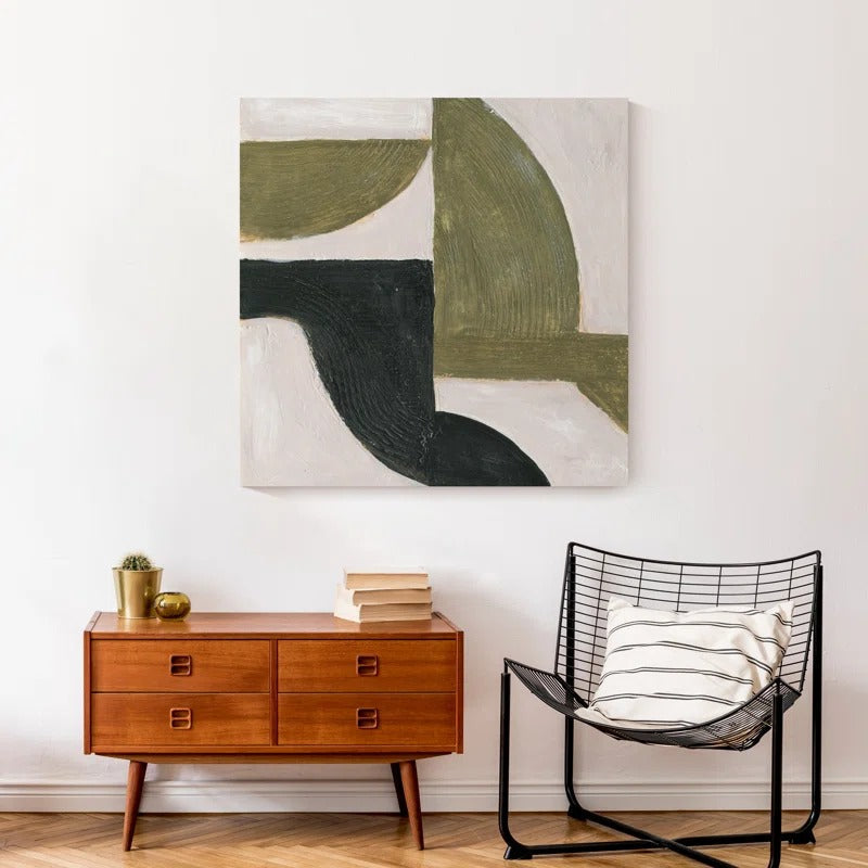 Abstract Moody Shapes 30x30