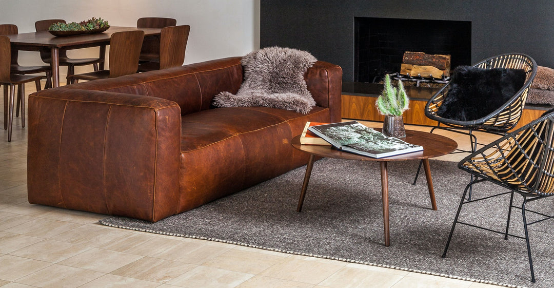 Cigar Rawhide Brown Sofa