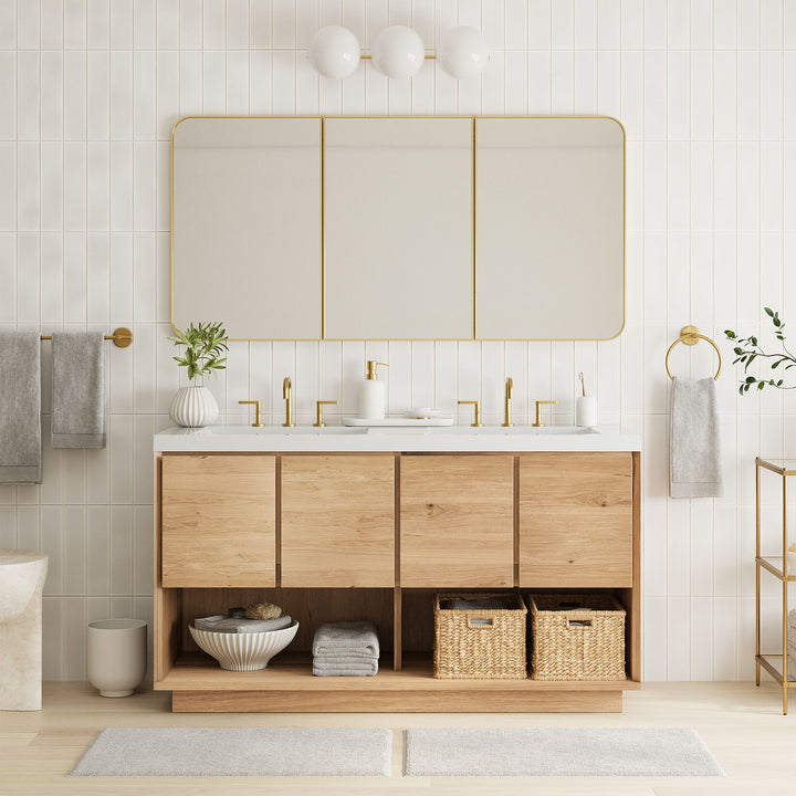 Sphere and Stem 3 Light Sconce