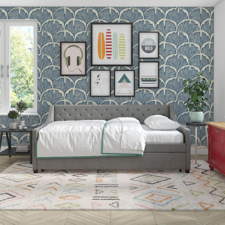 W Smooth Peel and Stick Wallpaper