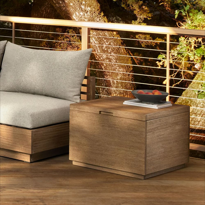Volume Outdoor Square Storage Side Table