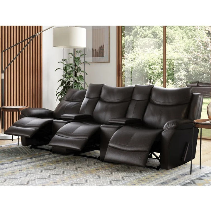 Cheryll Home Theater Sofa with Cup Holder