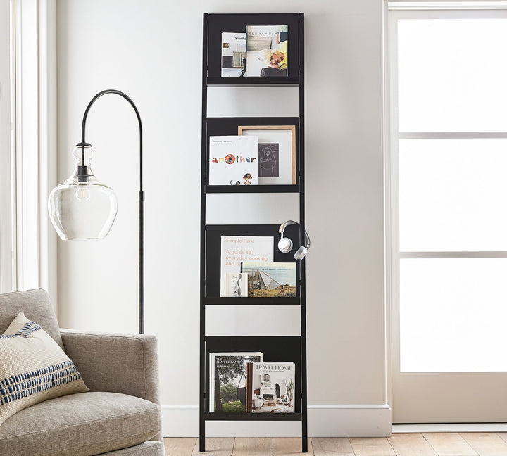 Temple Street Narrow Display Bookcase