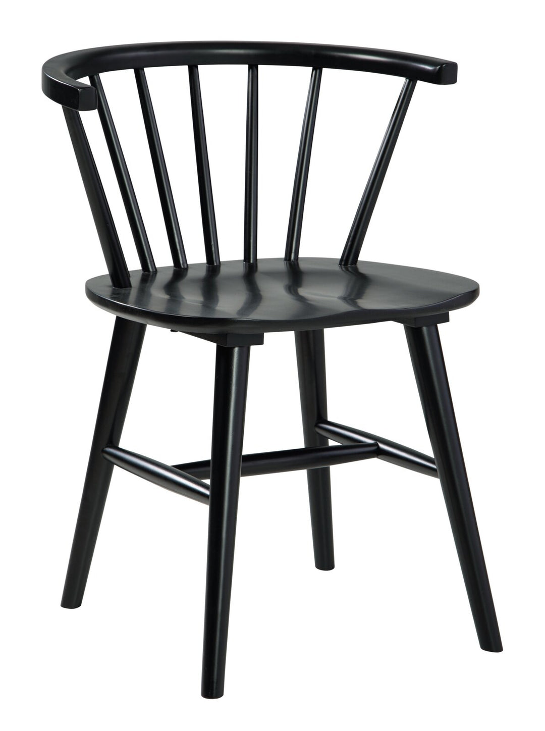 Arielle Rubber Wood Windsor Back Side Chair
