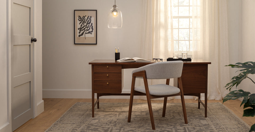 Krossa Walnut Executive Desk