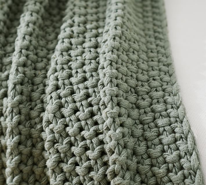 Bayside Seed Stitch Throw
