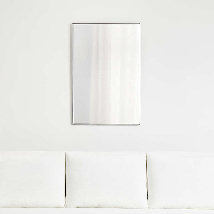 Edge Silver Rectangle Mirror