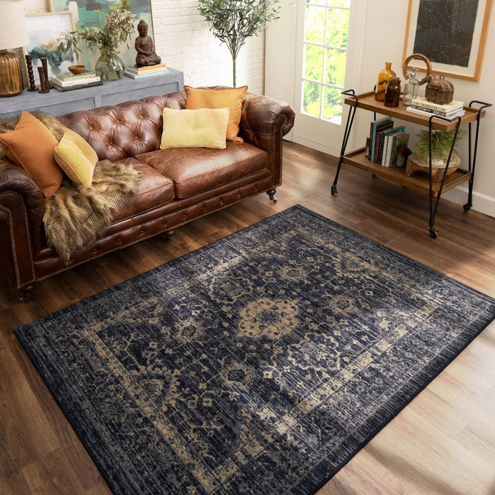 Vintage Distressed Rug 7x10