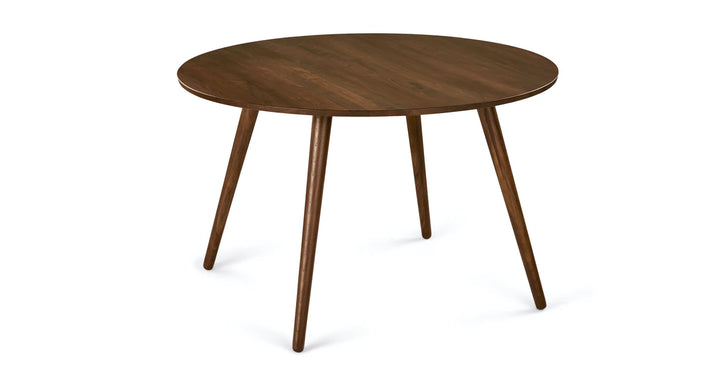 Seno Walnut 47" Round Dining Table