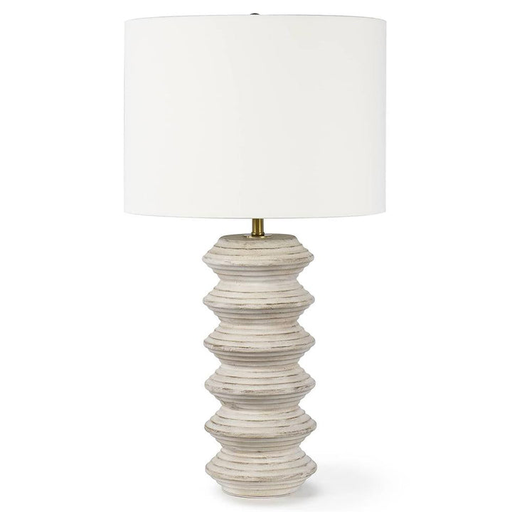 Regina Andrew Nova French Country White Wood Table Lamp