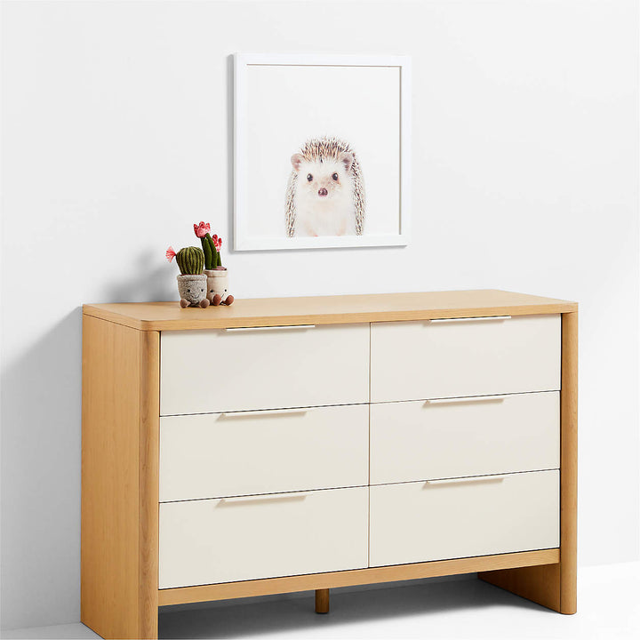 Baby Hedgehog Framed Wall Art-20"x20"