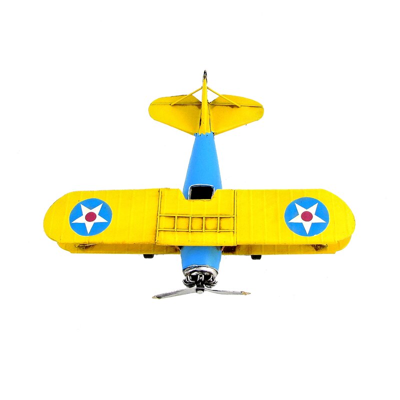 Izabella Metal Model Airplane Decor