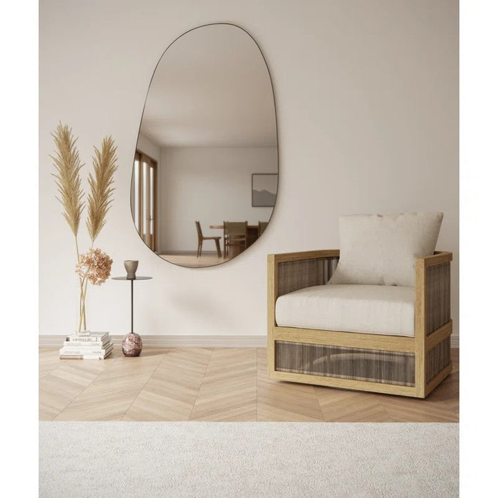 Starla Irregular Pebble Shaped Mirror
