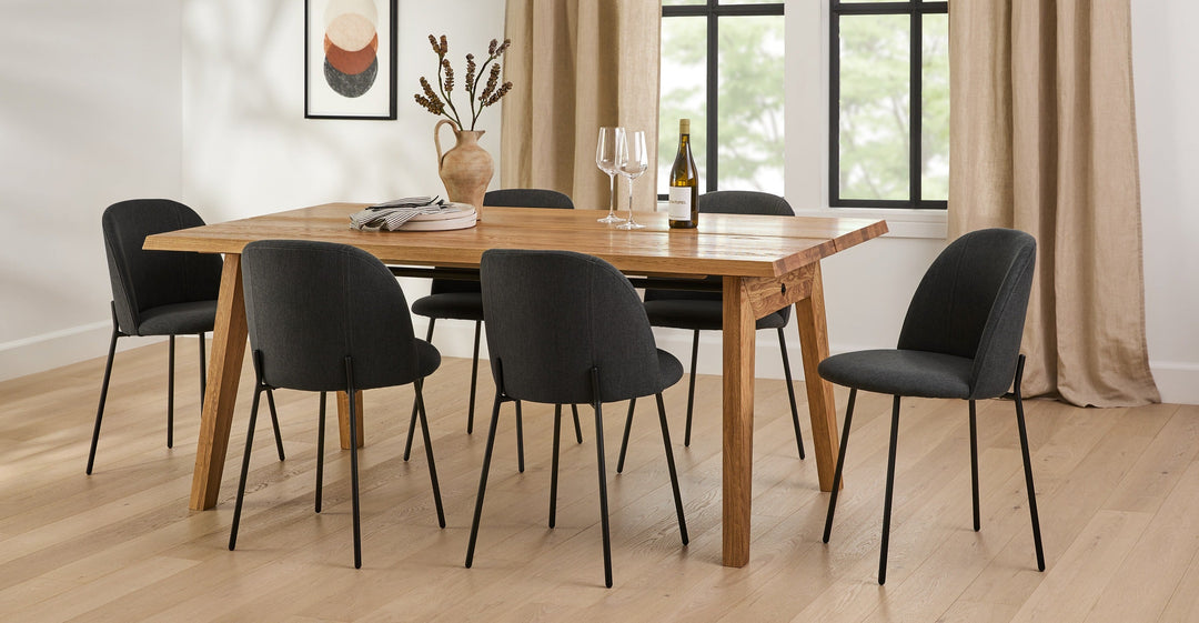 Madera Oak Dining Table For 6