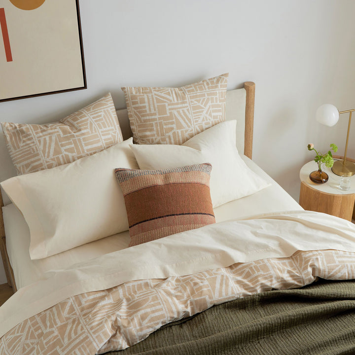 Bold Center Mixed Stripe Pillow Cover