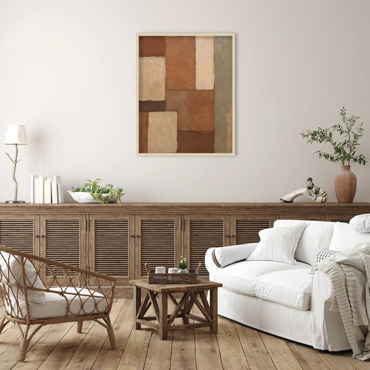 Arcilla by Dan Hobday Wood Framed Wall Art Print 41x33