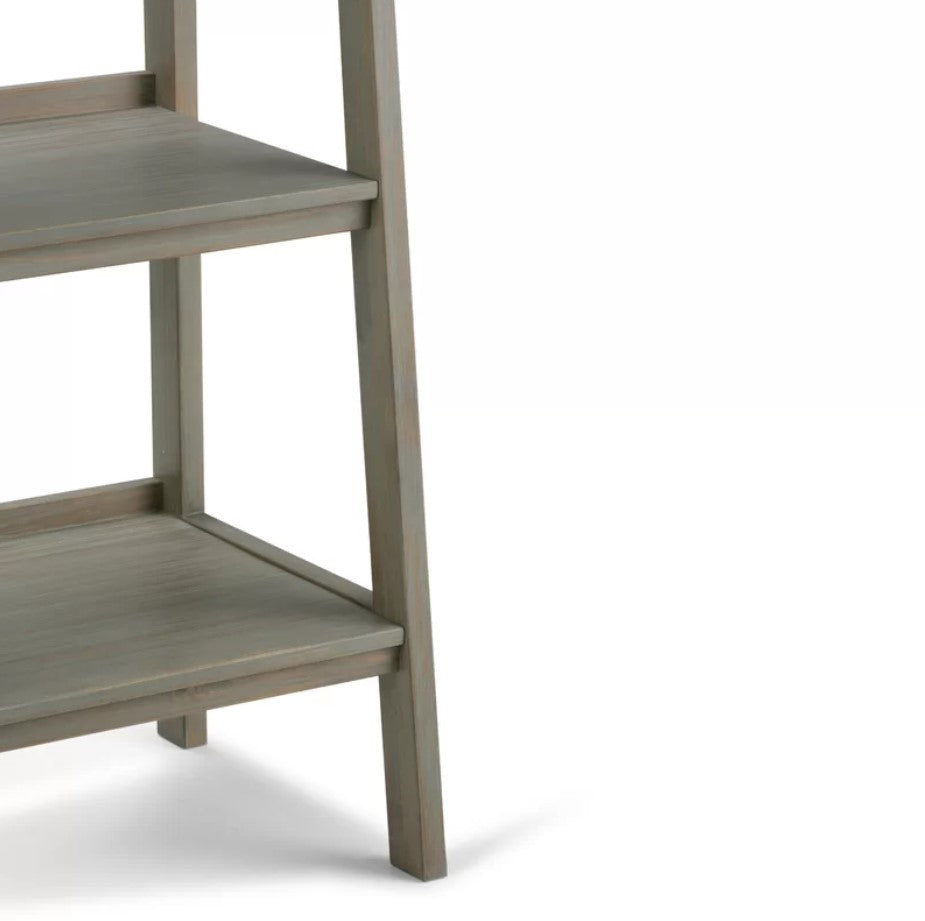 Robeson Solid Wood Ladder Bookcase