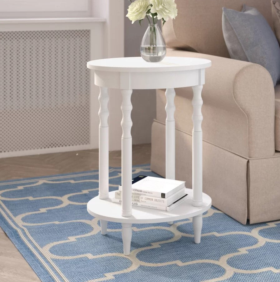 Moravian Solid Wood End Table