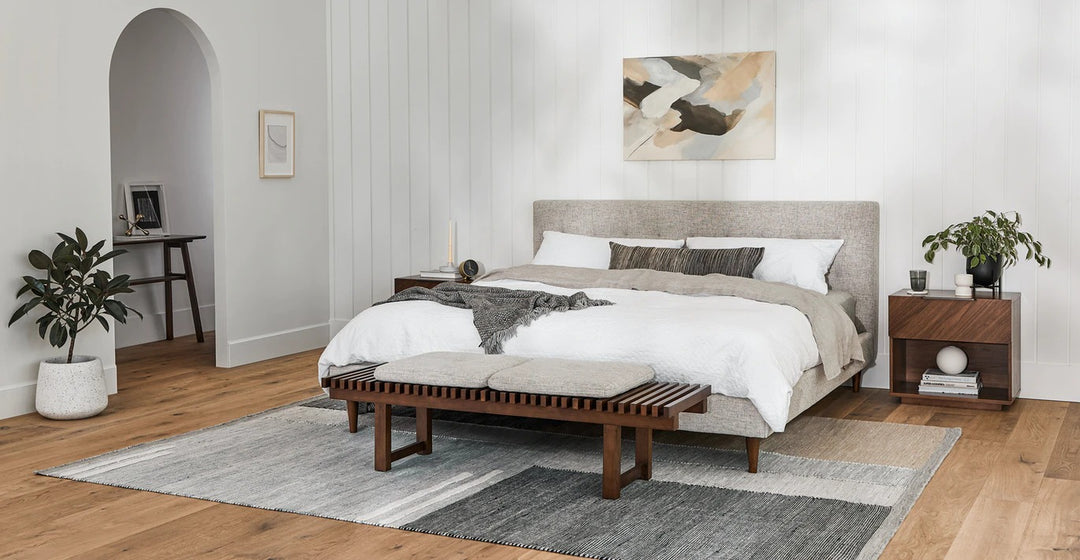 Sven Birch Ivory Bed-King