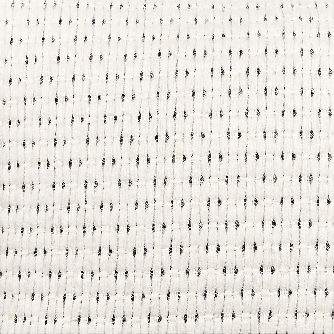 ALCO WOVEN WHITE THROW PILLOW